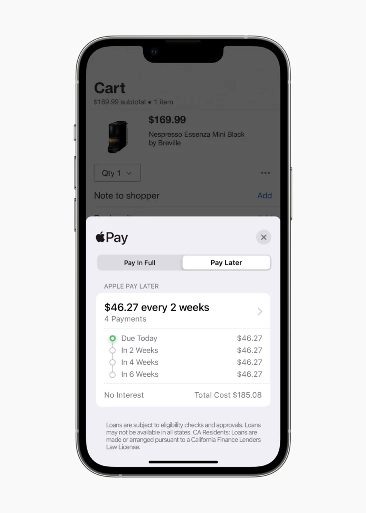 Apple WWDC22 iOS16 Apple Pay Later 220606 Apple WWDC22 iOS16 Apple Pay Later 220606