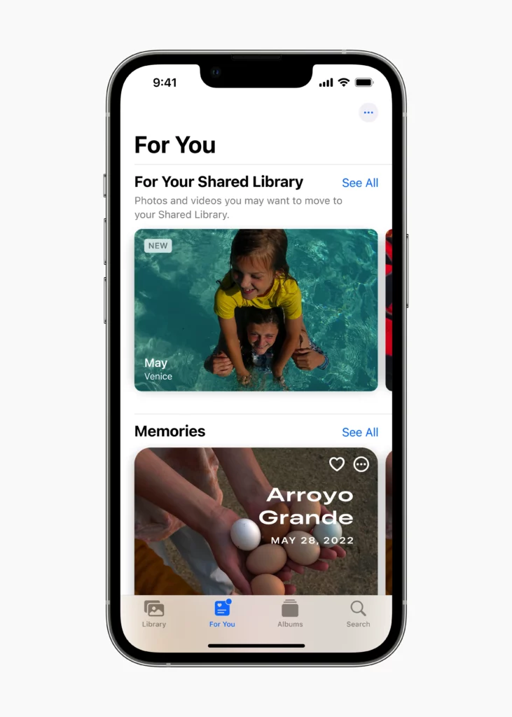 Apple WWDC22 iOS16 iCloud Shared Photo Library For You 220606 Apple WWDC22 iOS16 iCloud Shared Photo Library For You 220606