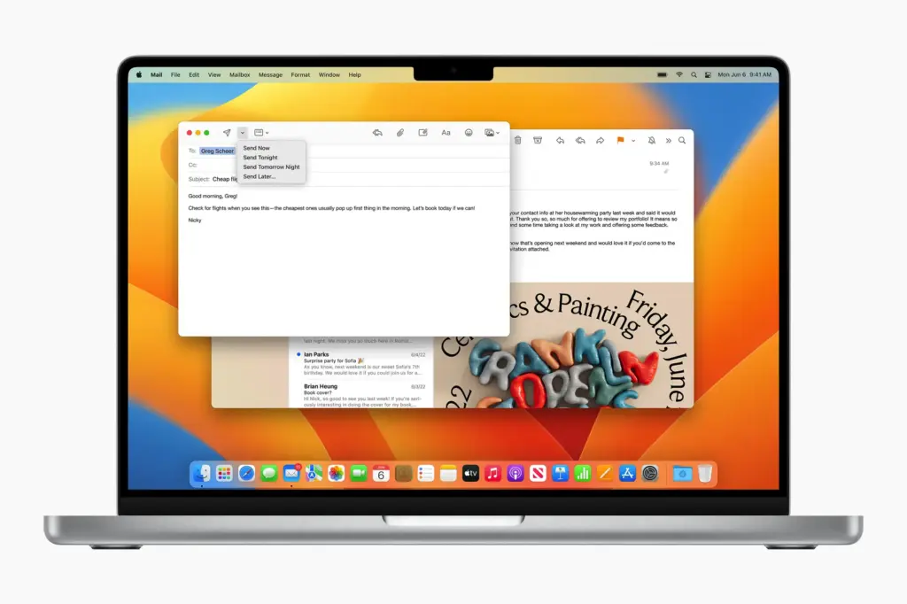 Apple WWDC22 macOS Ventura Mail schedule reply 220606 Apple WWDC22 macOS Ventura Mail schedule reply 220606