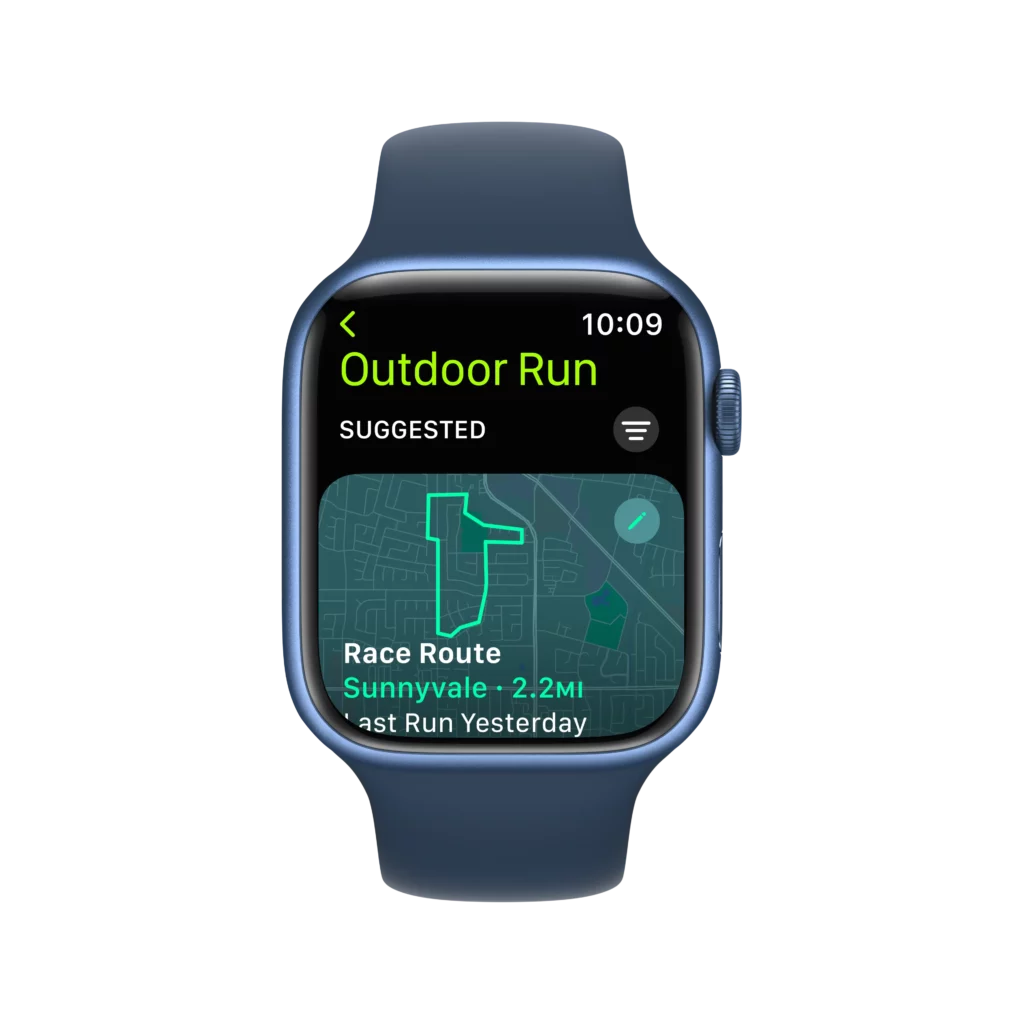 Apple WWDC22 watchOS 9 workout race route 220606