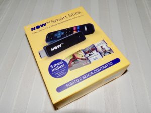 Confezione Now TV Smart Stick uvmwl7 Confezione Now TV Smart Stick uvmwl7