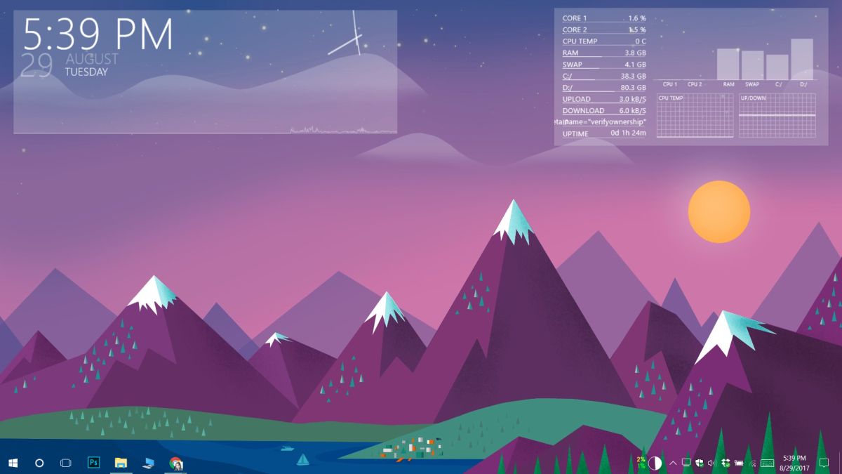 Come inserire widget e addon a Windows