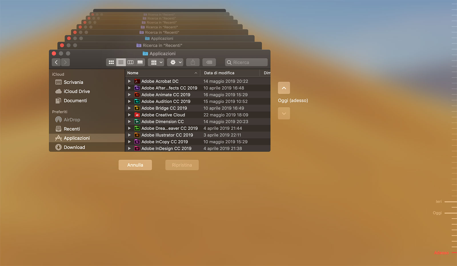 Revisione dei File con TimeMachine mccbgq Revisione dei File con TimeMachine mccbgq
