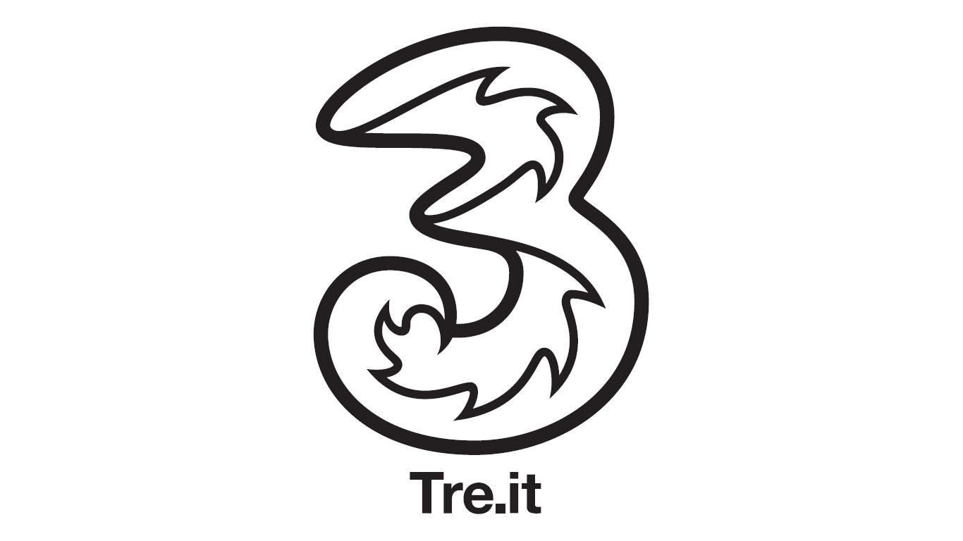 Three it logo black e7jwkm Recensione Operatori: Tre