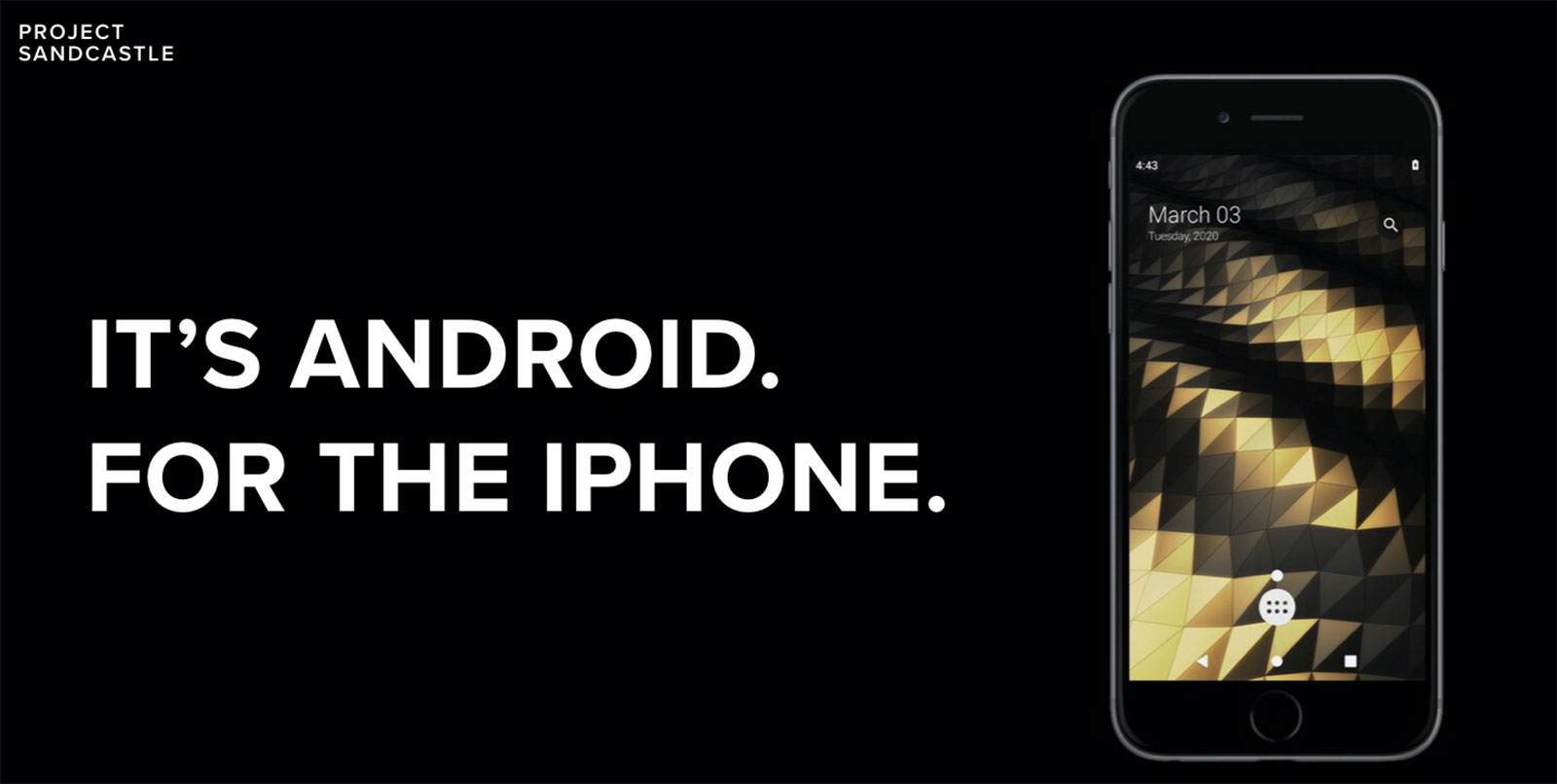 Con Project Sandcastle puoi installare Android su un iPhone