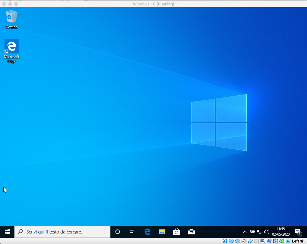 Schermata Finale VM Win10 Schermata Finale VM Win10