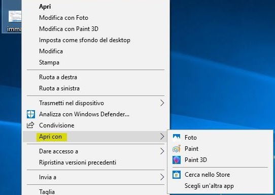 menu contestuale windows10 menù contestuale windows 10
