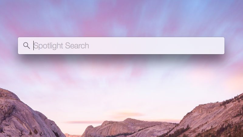 OS X Spotlight OS X Spotlight