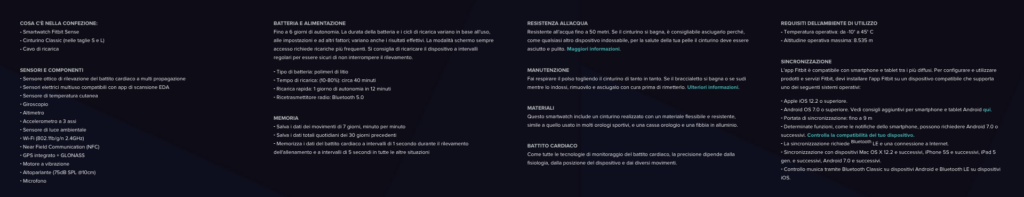 Specifiche Specifiche