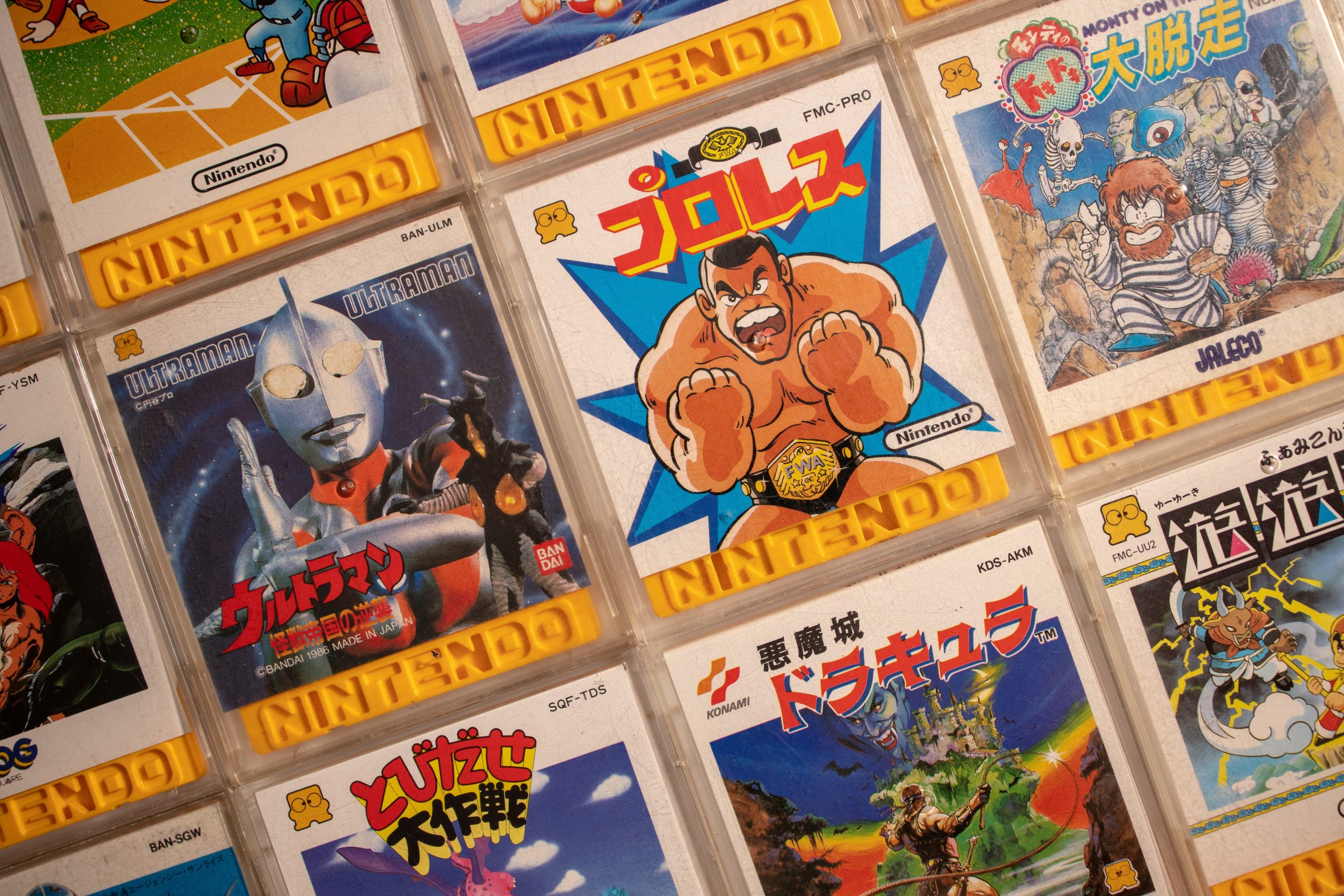 Nintendo game card collection