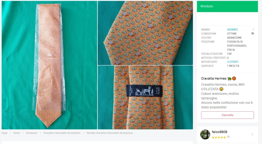 vinted esempio cravatta hermes vinted esempio cravatta hermes